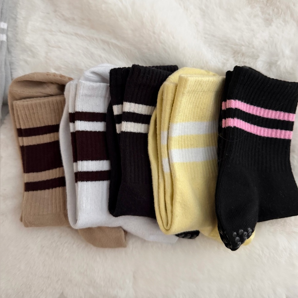 New Pilate ankle grip socks